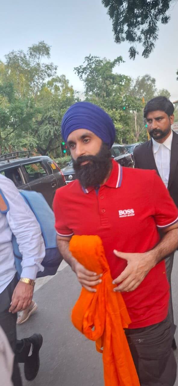 Jagtar Singh Johal after being released from prison on bail in India (FreeJaggiNow campaign/PA) (FreeJaggiNow campaign)