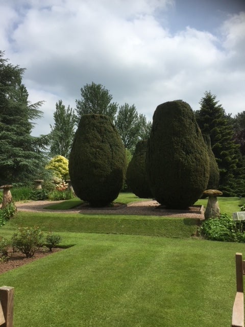 The gardens designed by local gentry before the property was sold (John Barnes)