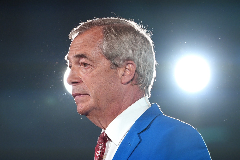 Nigel Farage described Andy Burnham’s decision to open the door to Britain rejoining the European Union as ‘Brexit betrayal’ (Getty)