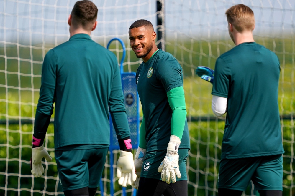 Republic of Ireland goalkeeper Gavin Bazunu (Brian Lawless/PA) (PA Archive)
