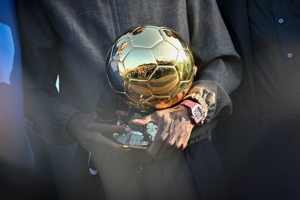 The Ballon d’Or trophies will be awarded this evening (AFP/Getty)