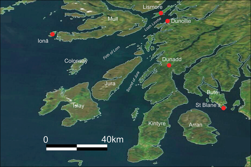 Map showing the maritime geography of Argyll (Nasa/Antiquity 2026)