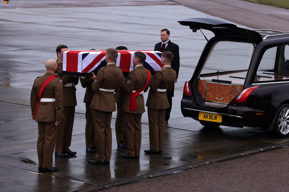 Lance Corporal Hooley, 28, died in a 'tragic accident' 9 on December while observing Ukrainian forces testing a new defensive capability (PA)