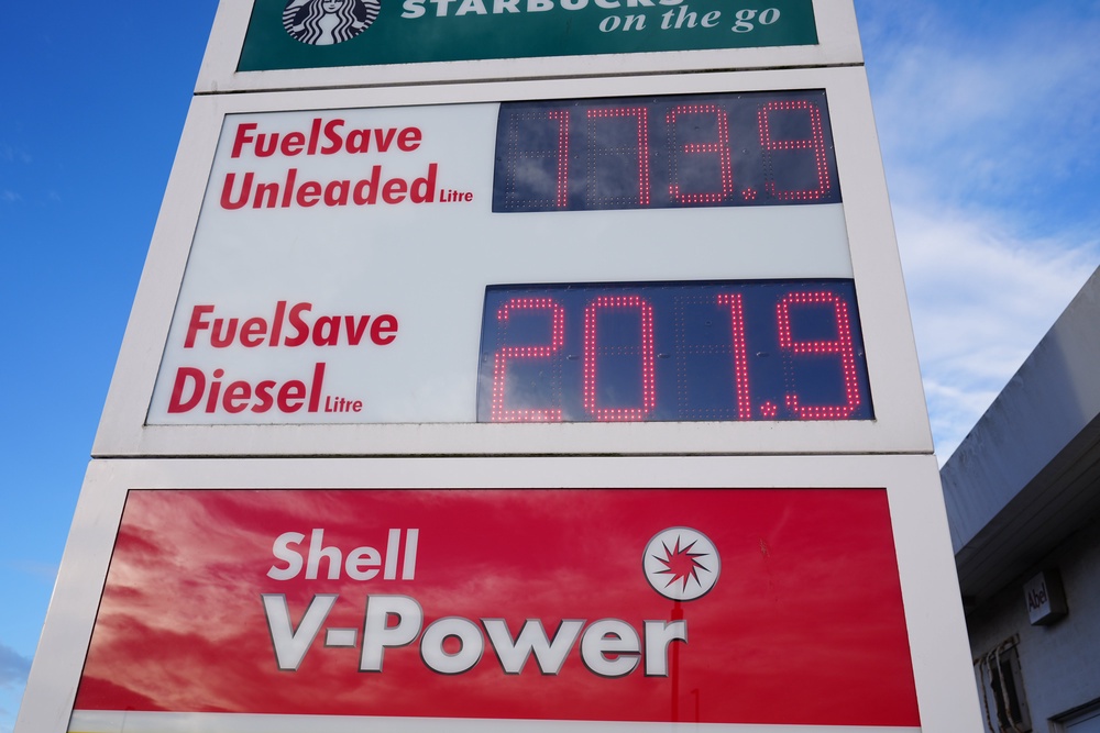 Fuel prices at a petrol station in Tynemouth, Tyne and Wear (Owen Humphreys/PA) (PA Wire)