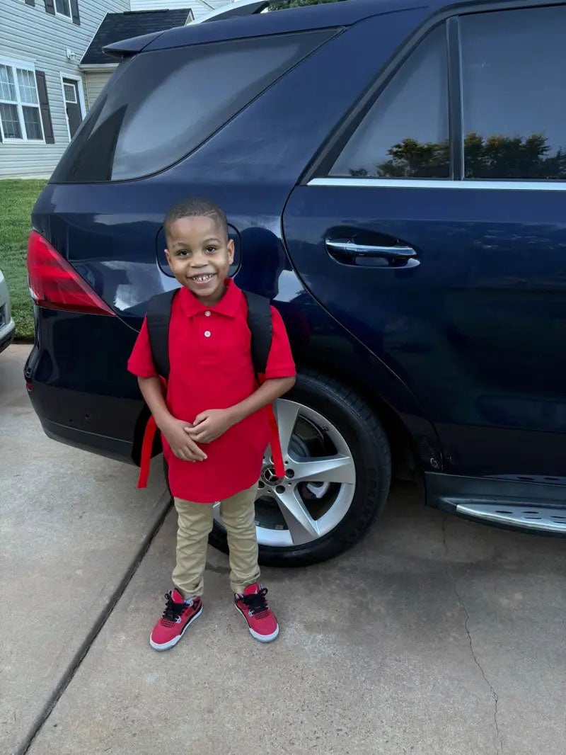Caleb Flax, four, was just weeks away from starting school when he was hit in the head by one of the 84 bullets fired while he slept (Facebook)