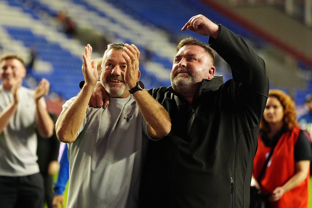 Wakefield head coach Daryl Powell (left) and owner Matt Ellis have masterminded a remarkable resurgence (PA)