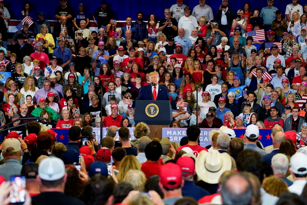 Trump is pleading with supporters to ‘pretend’ he’s on the ballot, but he’s facing record-low favorability and his presence on the campaign trial may be toxic to Republicans looking to save themselves (Reuters)