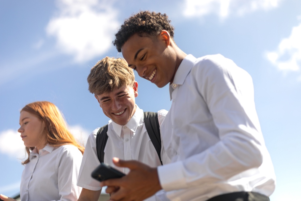 The report found improved productivity and more interaction – presumably because they kept their phone use to outside school hours (Getty/iStock)