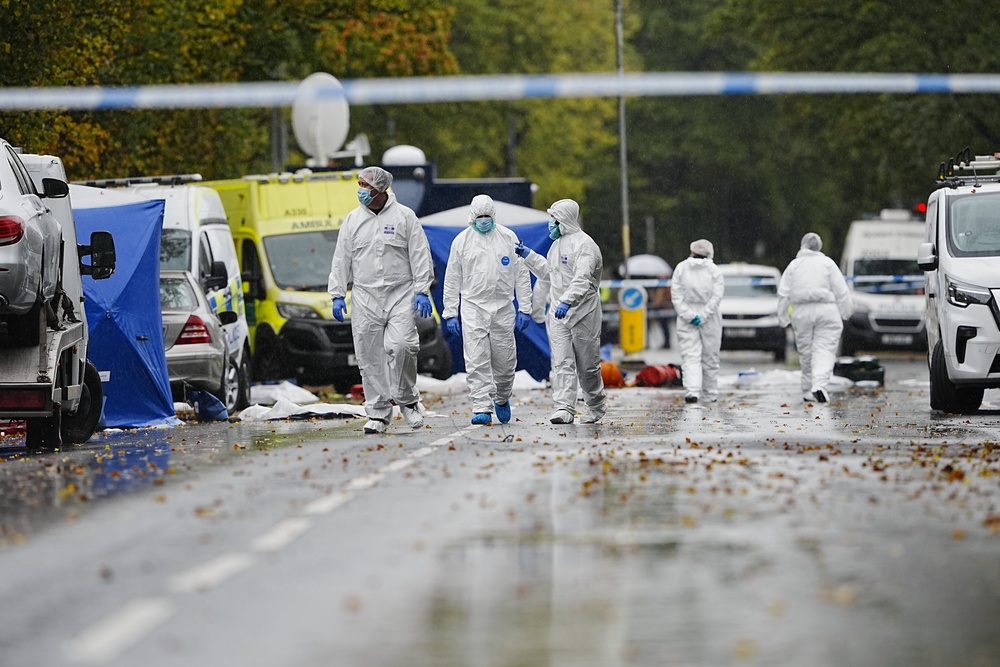 The arrests coincide with the anniversary of the terrorist attack last year at Heaton Park synagogue (PA) (PA Archive)