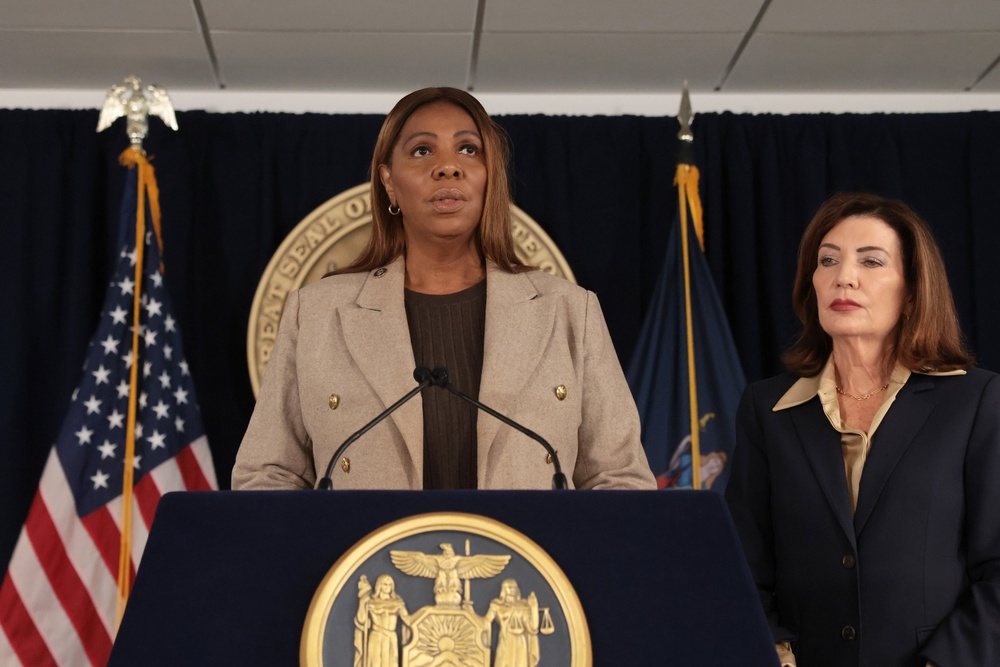 NY Attorney General Letitia James, who took over the investigation into the rape of a young woman at Cornell University, successfully prosecuted Donald Trump in 2024 (Getty)