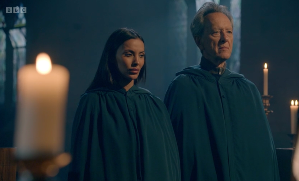 Has the candle given the game away on 'Celebrity Traitors'? (BBC)