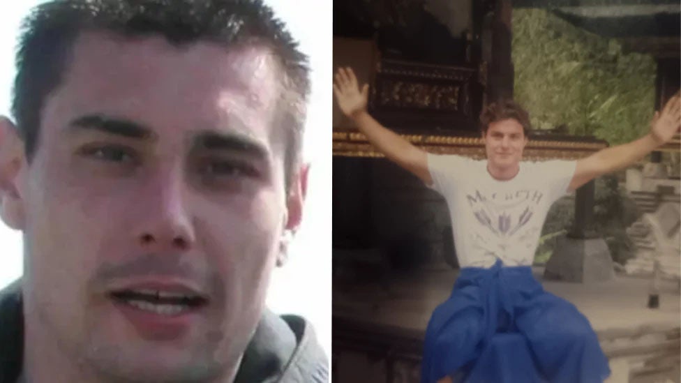 Ricky Crosher (left) died at Lowdham Grange on 11 October 2023, and Matthew Osborne died on 25 November the same year (Family handouts)