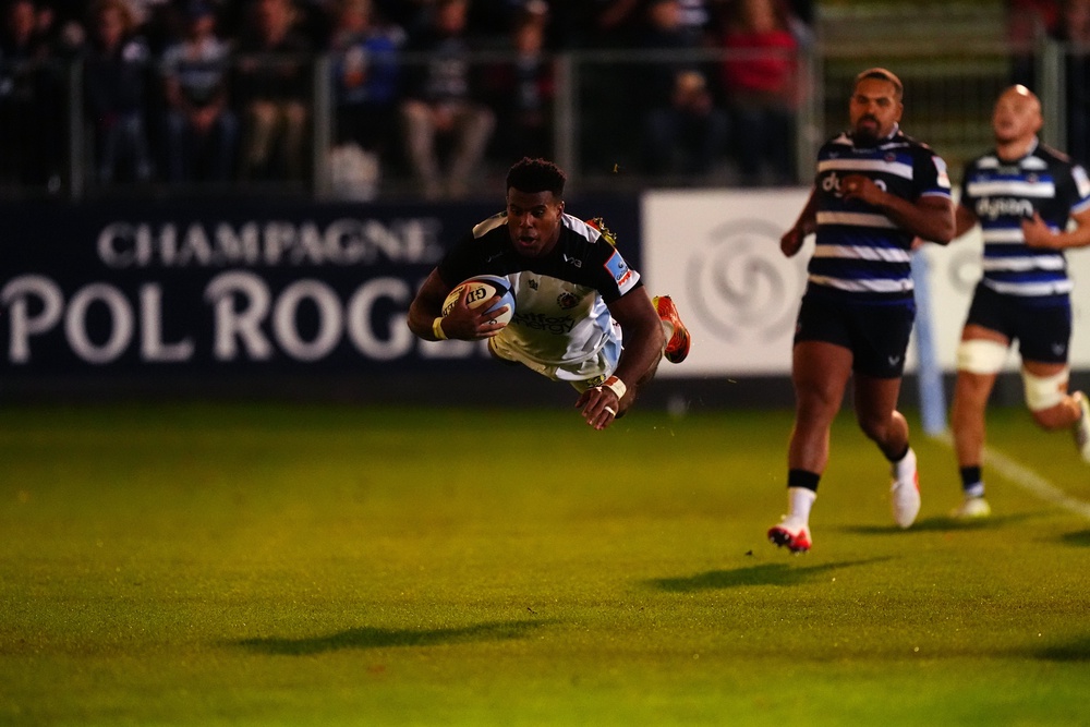 Immanuel Feyi-Waboso was a threat throughout for Exeter (PA)