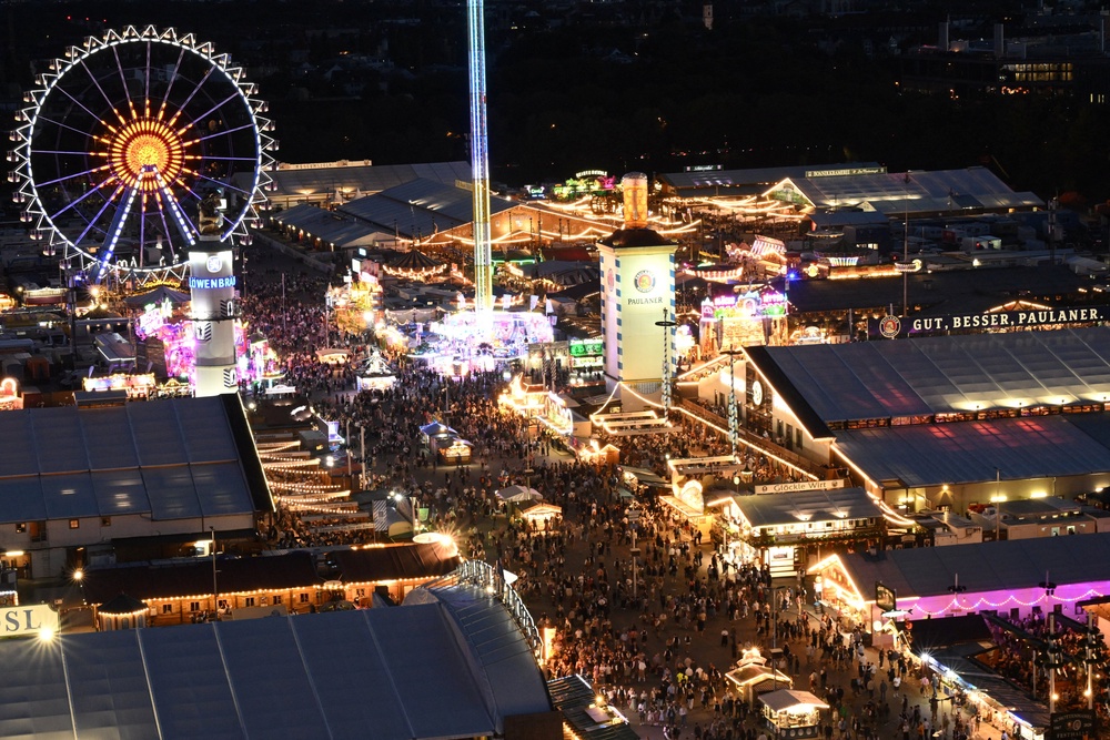 Visitors attend the 191st Oktoberfest, the world's largest beer festival in Munich, Germany, September 28, 2026. (Reuters)