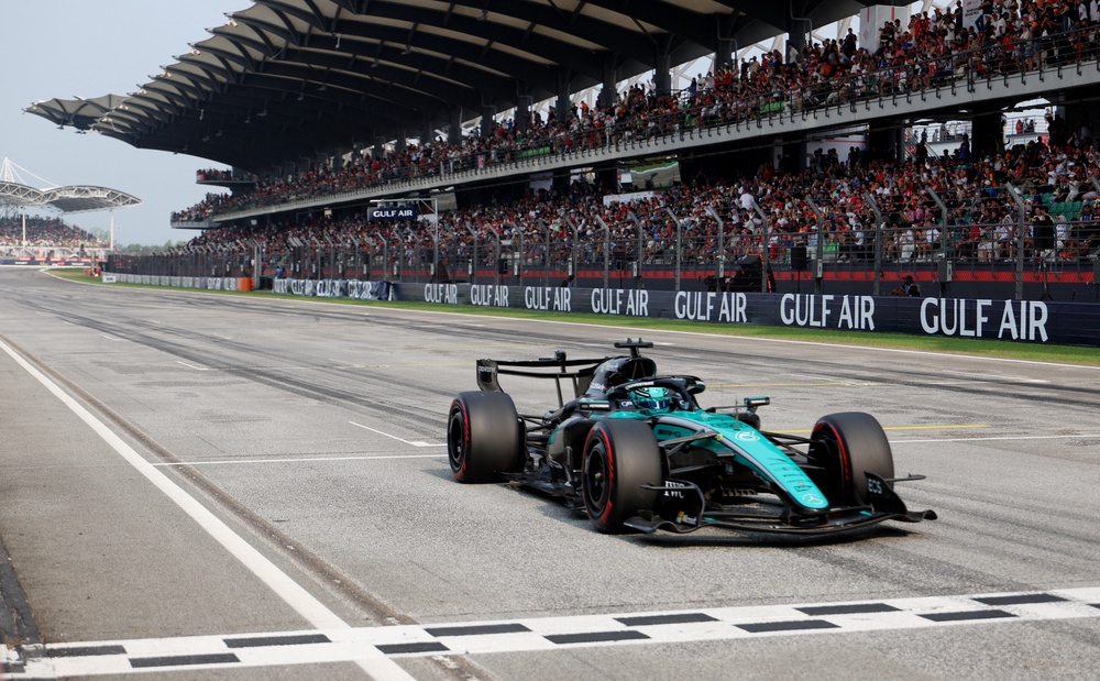 George Russell will start a lowly seventh (Reuters)