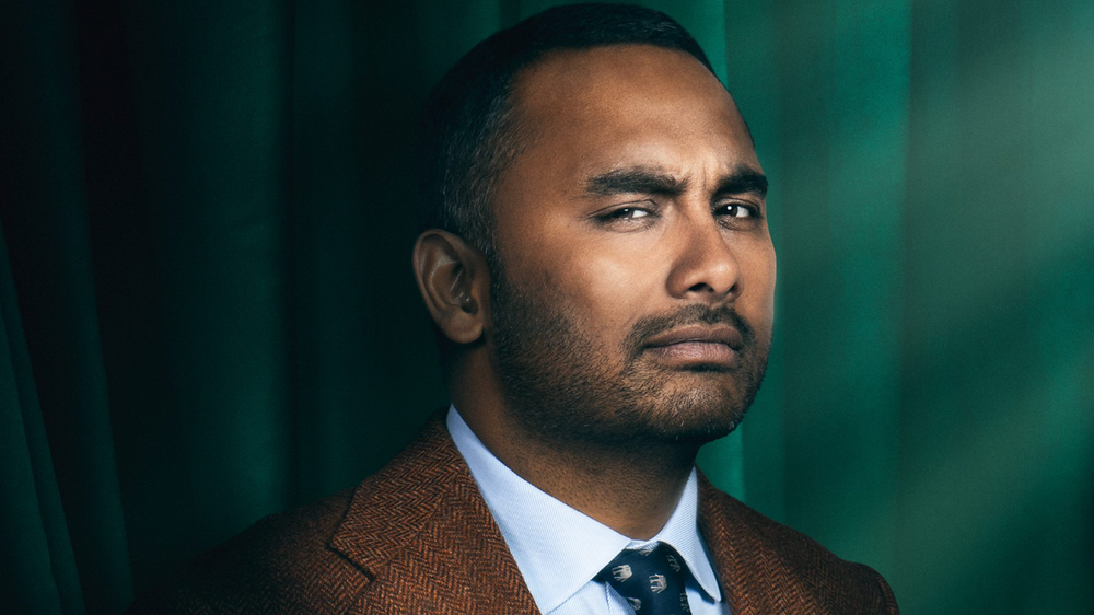 Amol Rajan was the first celebrity to be eliminated (BBC/Studio Lambert/Cody Burridge)