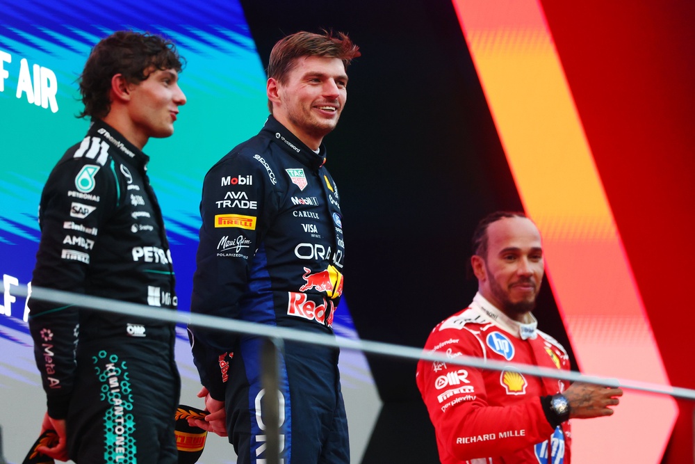 Max Verstappen claimed his first win of the season (Getty)