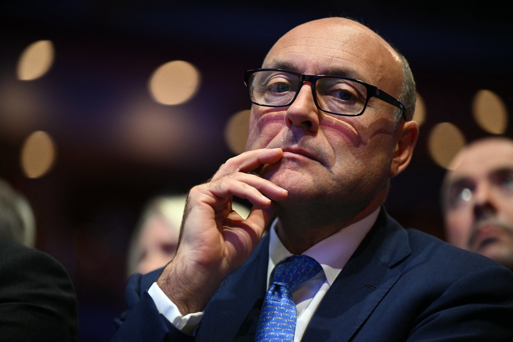 Britain's main opposition Conservative Party Shadow Chancellor of the Exchequer Andrew Griffith (AFP/Getty)