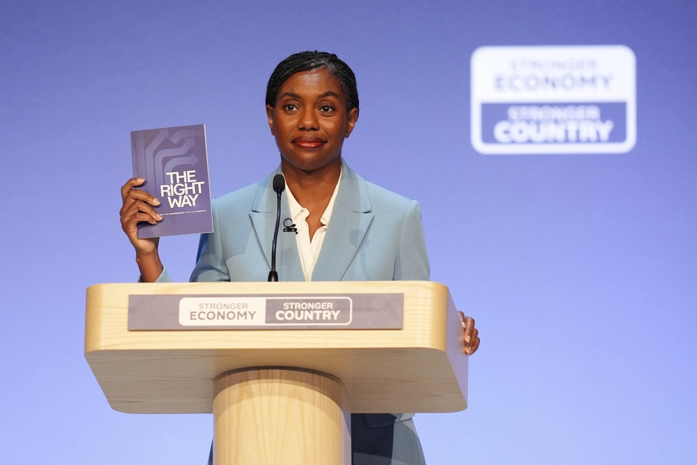 Conservative Party leader Kemi Badenoch unveiled her philosophy for government in a document titled The Right Way (PA Wire)