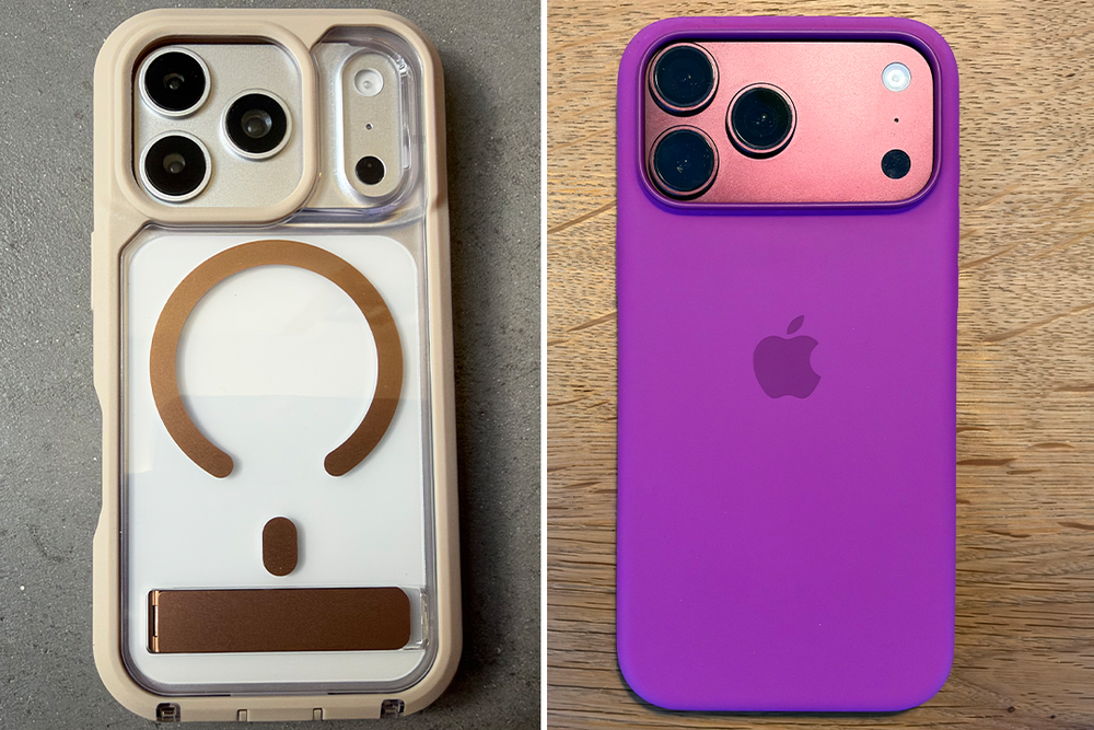 There are all kinds of cases available from Apple and third-party brands (David Phelan/The Independent)