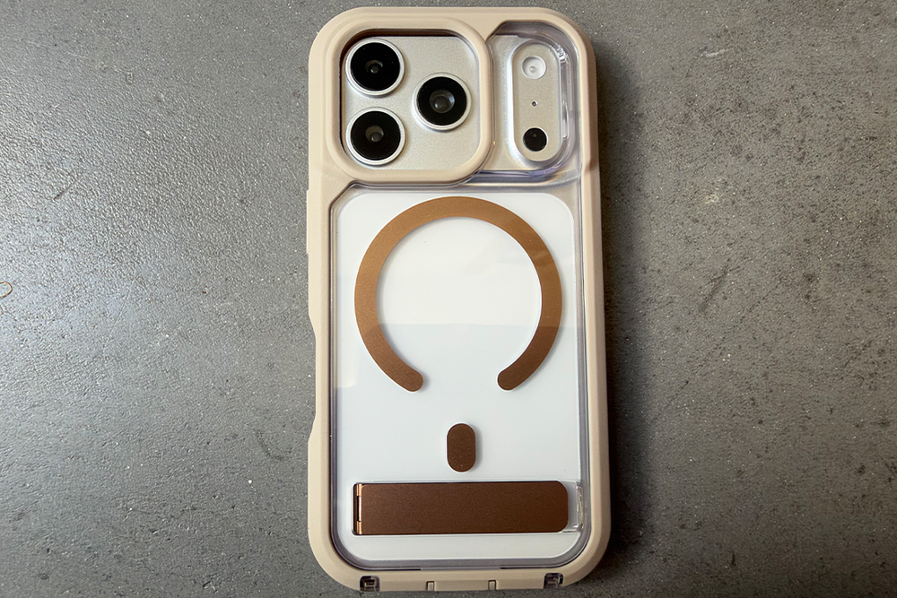 Though it’s not waterproof, there’s a flap on the bottom to protect the charging socket (David Phelan/The Independent)