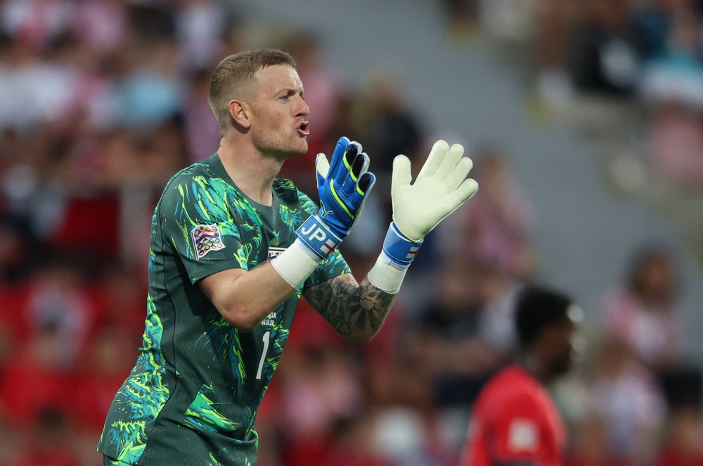 England's Jordan Pickford (Reuters)