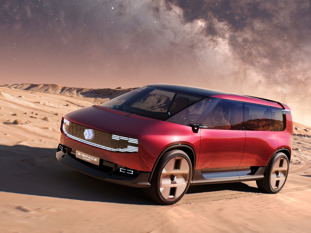 The Renault E-Space Concept is reinventing the original MPV for the all-electric age and will be unveiled at the Paris Motor Show (Renault)