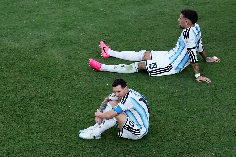 Messi was part of the shame that was Argentina's World Cup final loss in the summer (Getty Images)