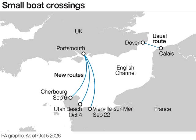 Image from: Two dead as French authorities respond to two separate migrant boat incidents