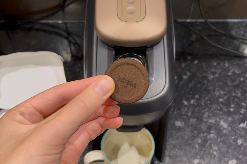 The tabs are compressed coffee (Alice Reynolds/The Independent)
