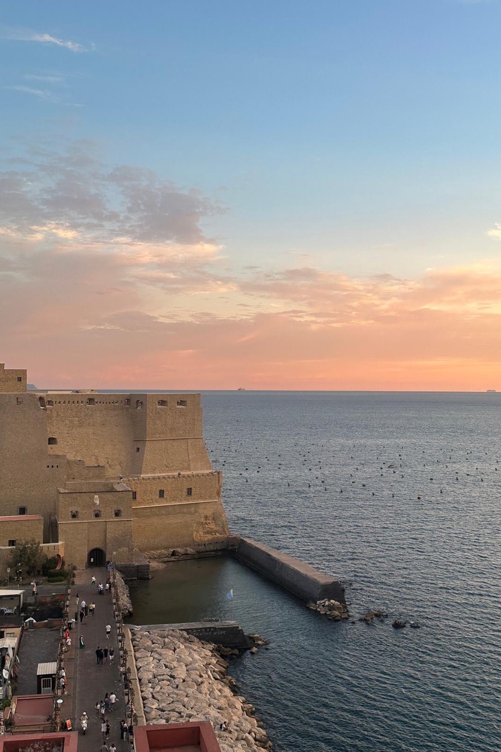 The oldest castle in Naples is surrounded by commendable restaurants (Lydia Spencer-Elliott/The Independent)
