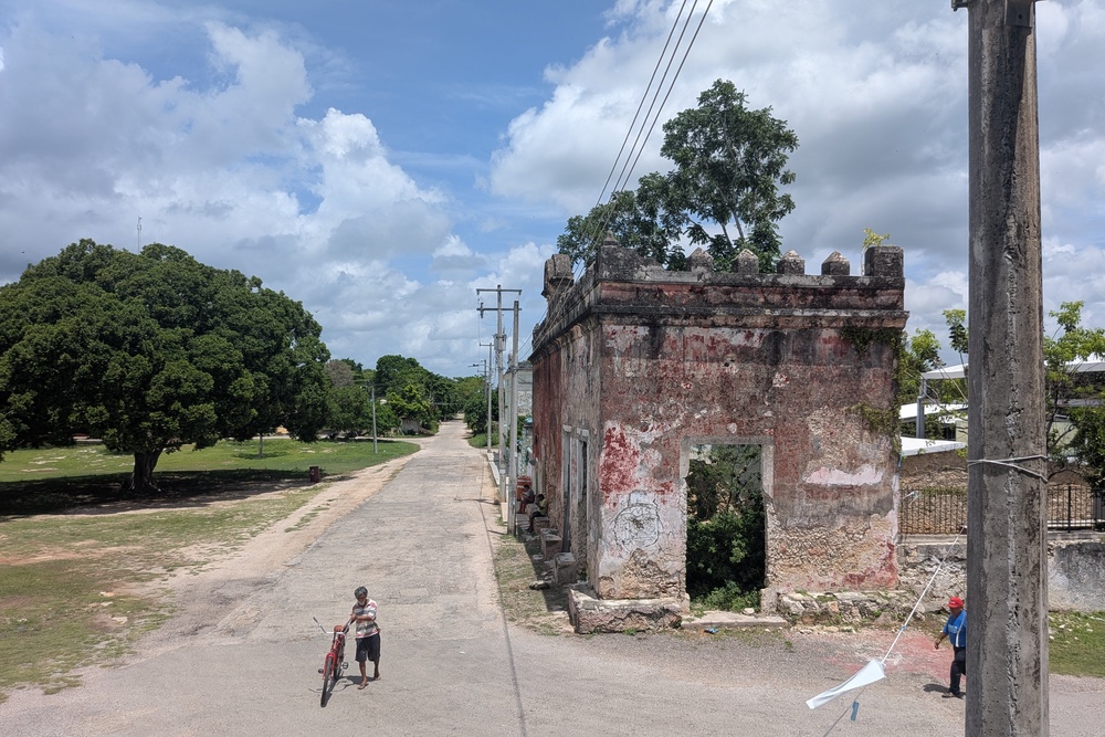 The ruins of a hacienda in the Yucatán Peninsula (Rachel Ifans)