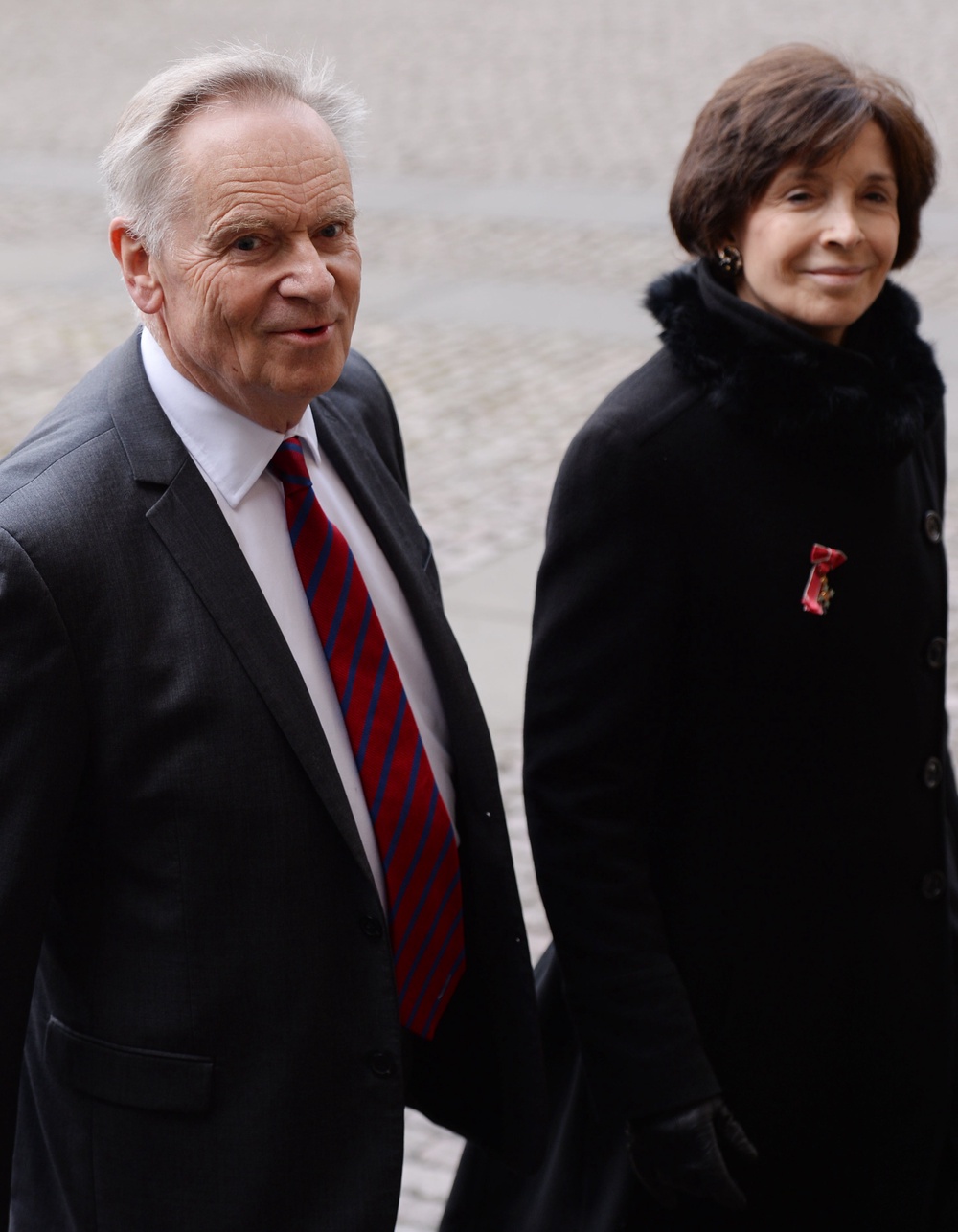 Archer and his wife Mary at Westminster Abbey for the memorial service of Lord Richard Attenborough (Stefan Rousseau/PA) (PA Archive)