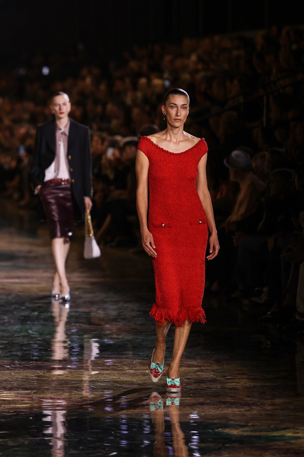 Raw edges and fringed hems have been cropping up on the runways (Thomas Padilla/AP) (AP)