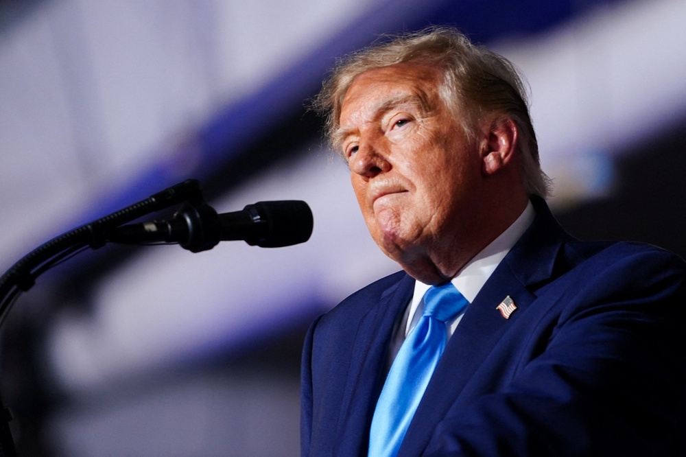 Trump suggested that Iran could ‘take out’ Los Angeles or San Diego in a controversial speech (Reuters)