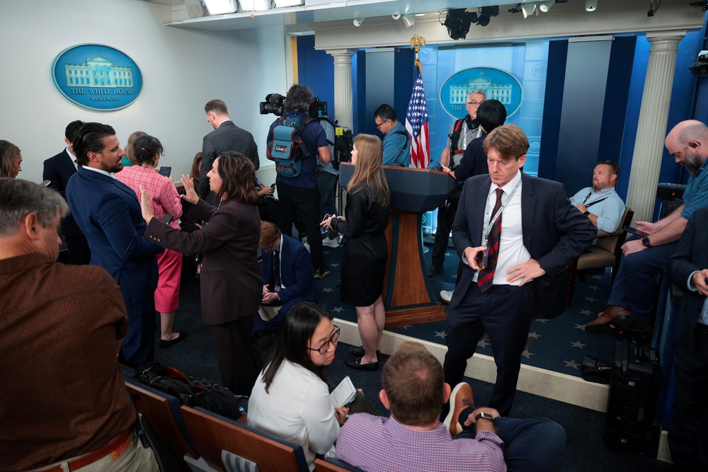 Trump has intensified his attacks against the mainstream media during his second term, lashing out at female reporters and trying to ban whole outlets from the White House for unfavorable coverage (Getty Images)