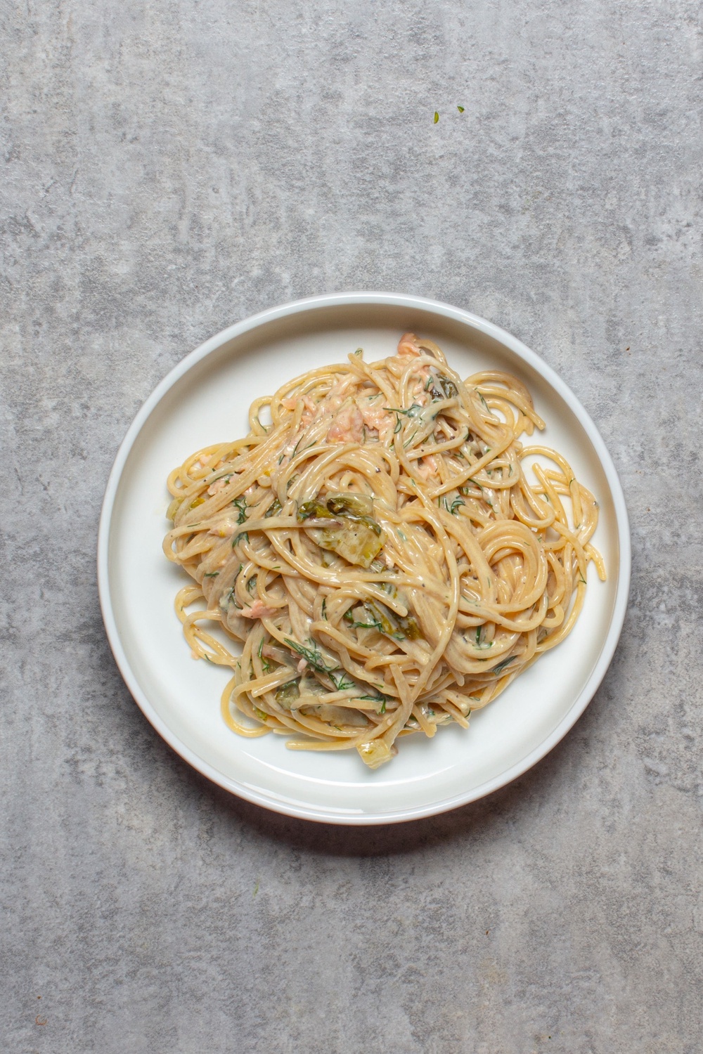 Creamy smoked salmon and dill pasta made in one pan for minimal washing-up (Sorted Food)