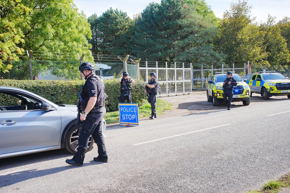RAF Fairford was used by US bombers, which were removed over the weekend after the drama, although it remains unclear precisely why the US made the move (PA Wire)