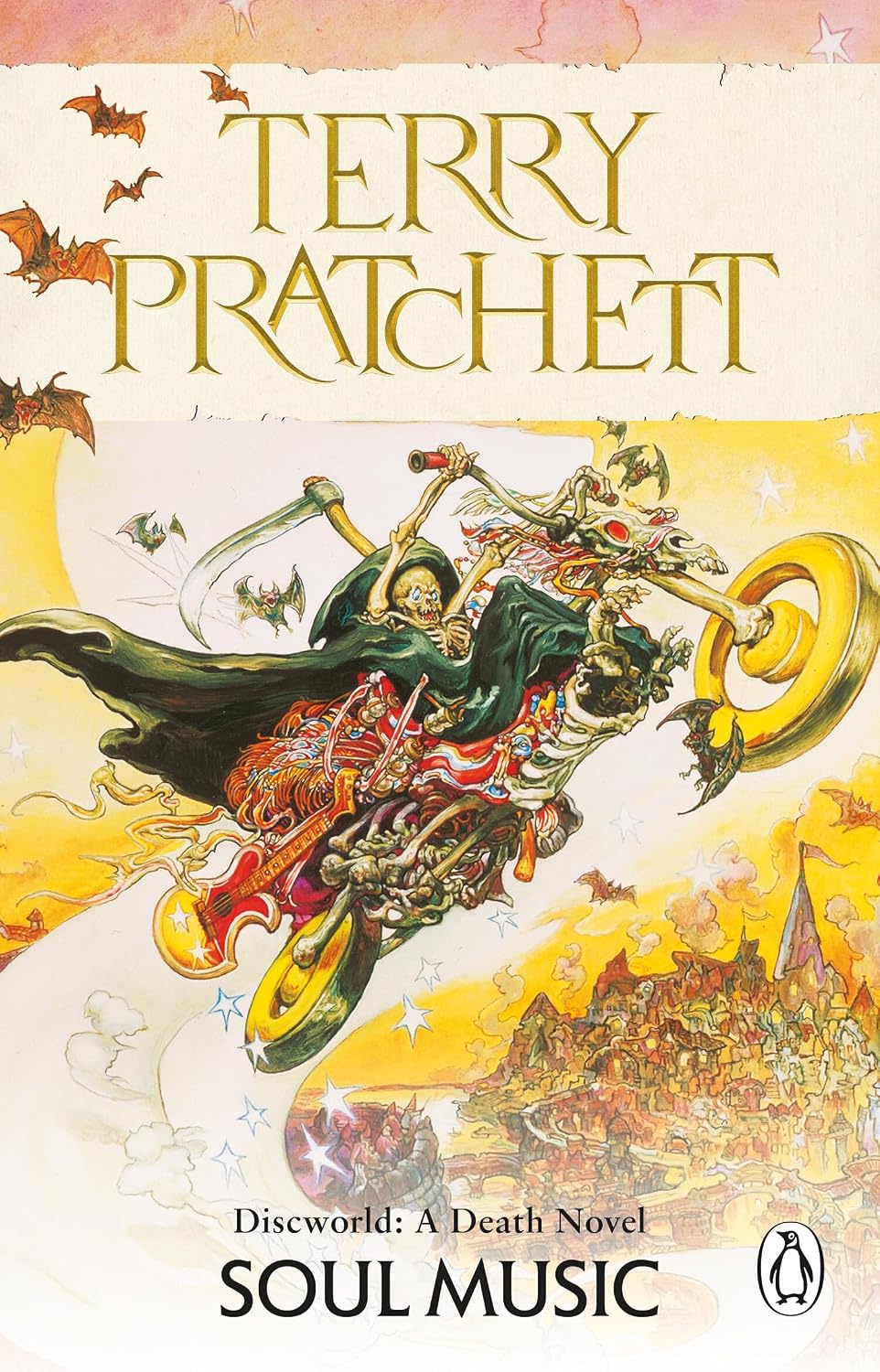 A Terry Pratchett novel was pulled from one library shelf (Corgi)