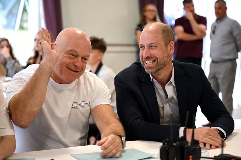 Kemp during a charity engagement with the Prince of Wales for the National Emergencies Trust (Finnbarr Webster/PA) (PA Wire)