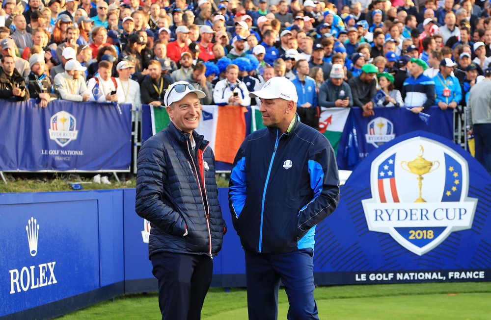 Furyk opposed Thomas Bjorn as captain in the 2018 Ryder Cup (Getty)