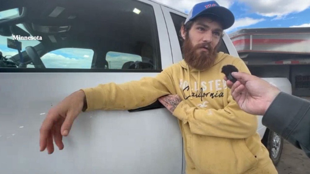 $7 diesel fuel ‘affects everything,’ said Brendan, who was hauling chickens in Roscoe, Illinois (Andrew Feinberg/The Independent)