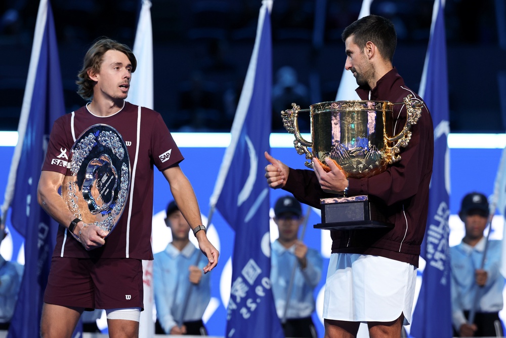 Djokovic rolled back the years in Beijing (Getty)