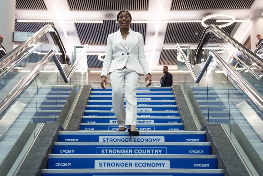 Kemi Badenoch at the Conservative Party conference (Stefan Rousseau/PA) (PA Wire)
