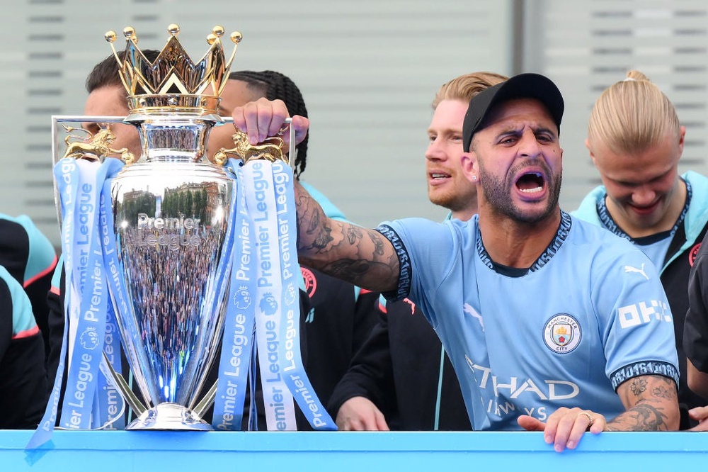 Kyle Walker says Man City players will always have the memories of their achievements ‘whatever happens’ (Getty)