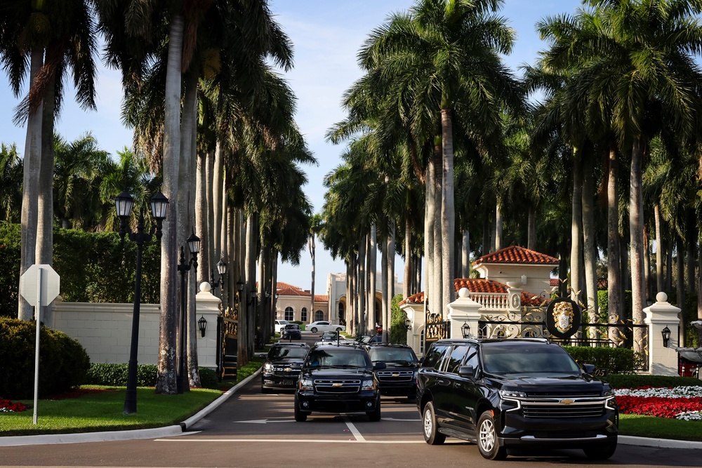 President Trump has proposed transforming his Trump International Golf Club West Palm beach into a Camp David-style retreat (Getty)