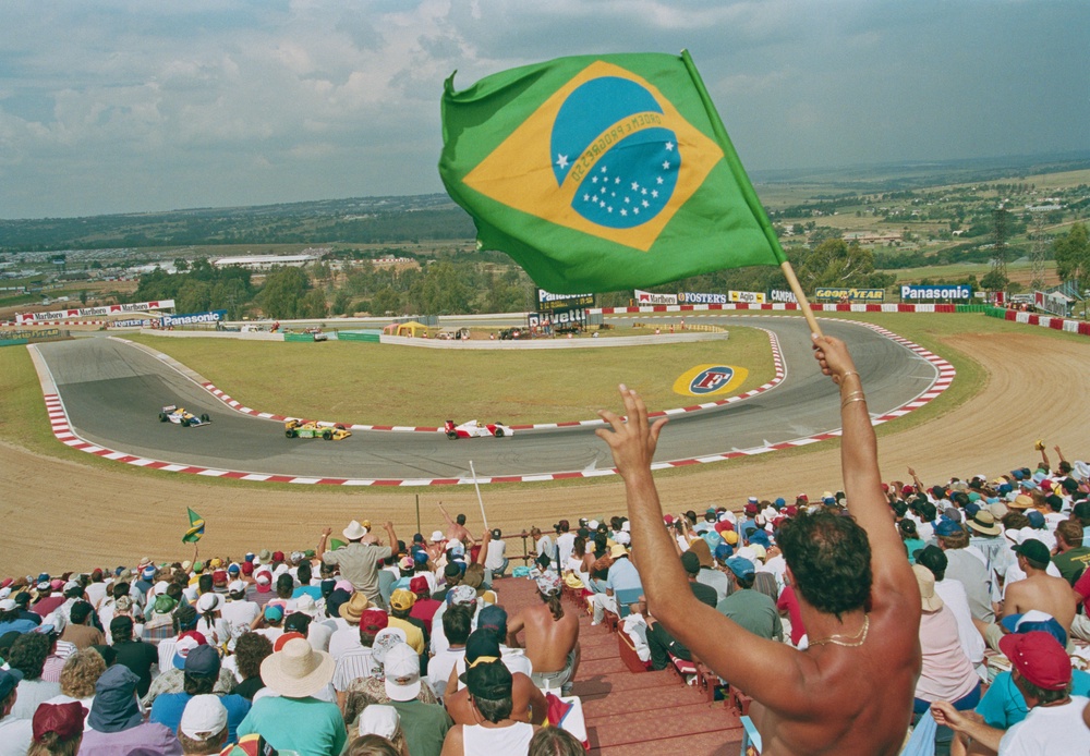 F1 has not raced in Africa since the 1993 South African GP (pictured: fan supporting Ayrton Senna at Kyalami) (Getty)