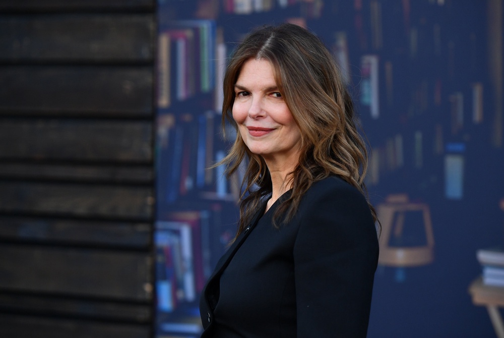 Actor Jeanne Tripplehorn, who played a supporting role opposite Douglas and Stone in 'Basic Instinct' (Getty)