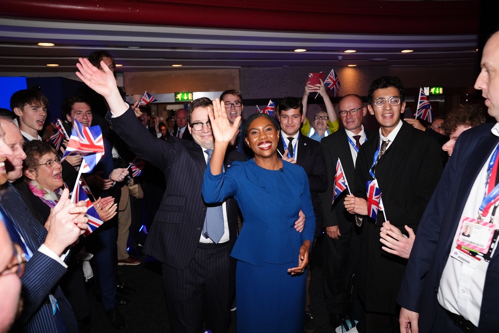 Kemi Badenoch said the Tories offer the ‘right way’ to deliver growth in Britain (Jacob King/PA) (PA Wire)