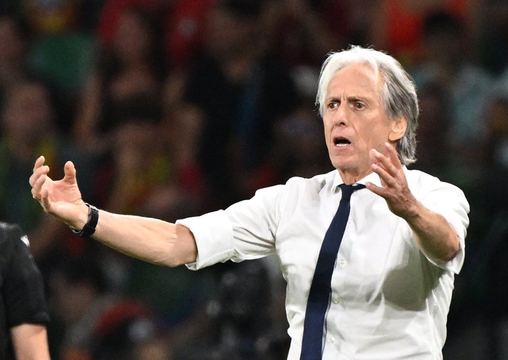Jorge Jesus has now responded to Ronaldo's statement (PA)